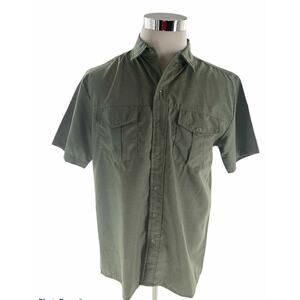 Vintage Haband Shirt Mens M Short Sleeve Chest Pocket Button Up Casual Preppy
